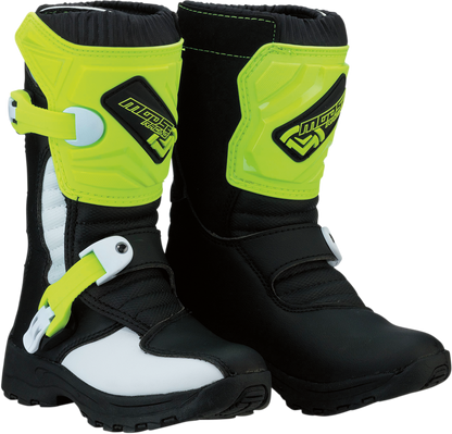 MOOSE RACING M1.3 Boots - Black/Hi-Viz Yellow - Size 13 3411-0476