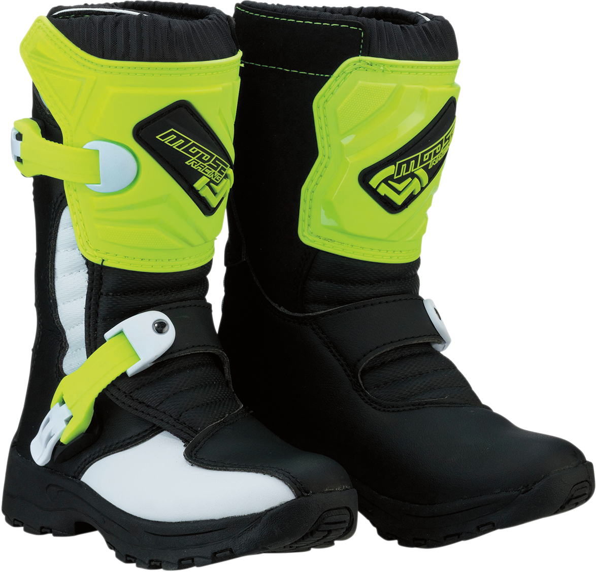 MOOSE RACING M1.3 Boots - Black/Hi-Viz Yellow - Size 10 3411-0473