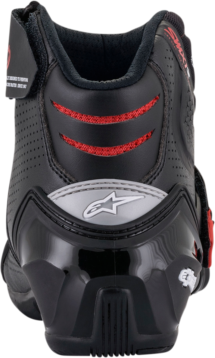 ALPINESTARS SMX1-R V2 Boots - Black/Red - US 9 / EU 43 2224021-13-43