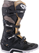 Botas ALPINESTARS Tech 7 Enduro Drystar - Negro/Gris/Oro - US 13 2012620-1959-13 