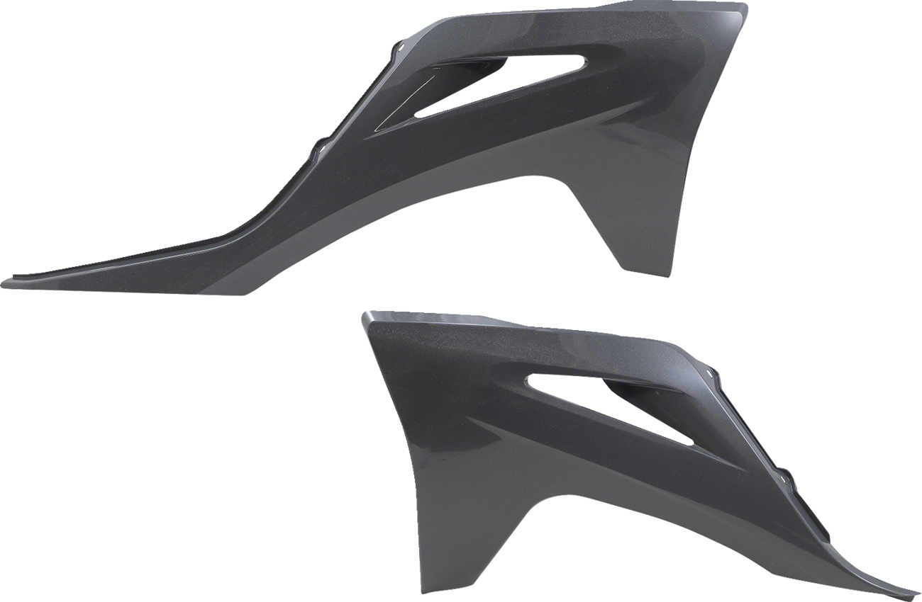 ACERBIS Radiator Shrouds - Gray/Metallic 2872737297