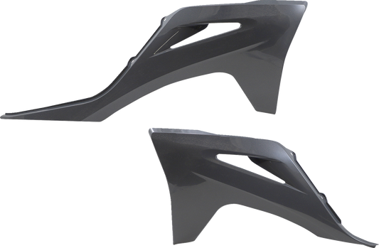 ACERBIS Radiator Shrouds - Gray/Metallic 2872737297