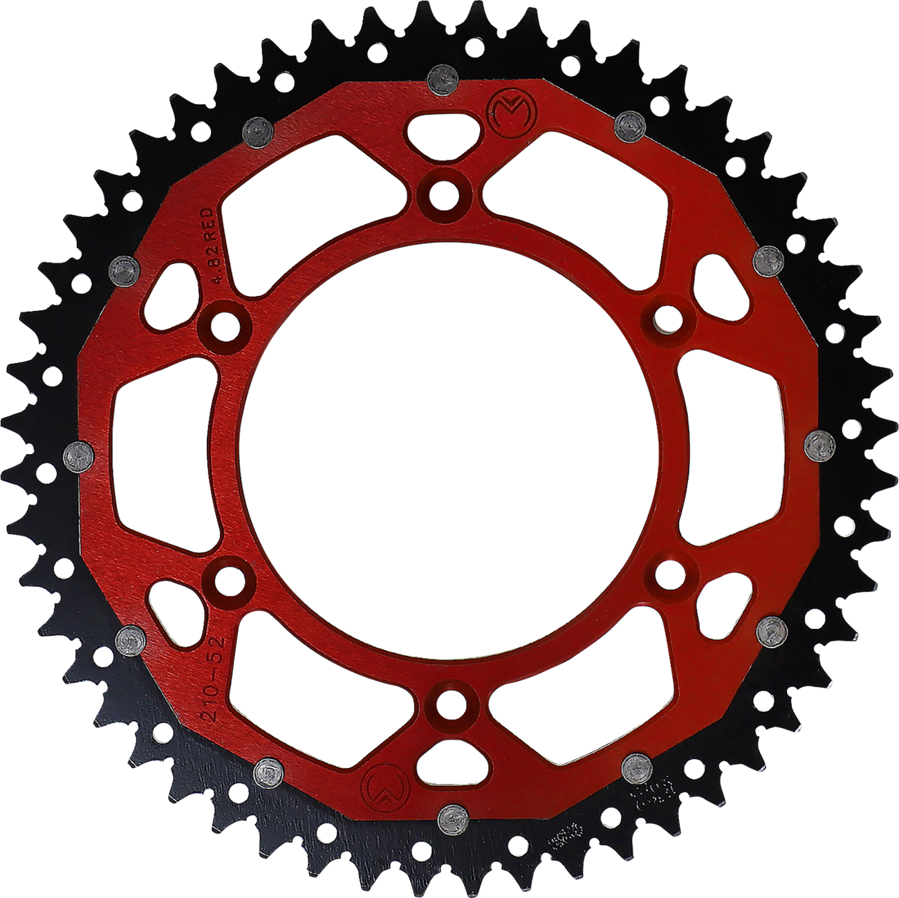 MOOSE RACING Dual Sprocket - Red - 52 Tooth 1210-210-52-13X