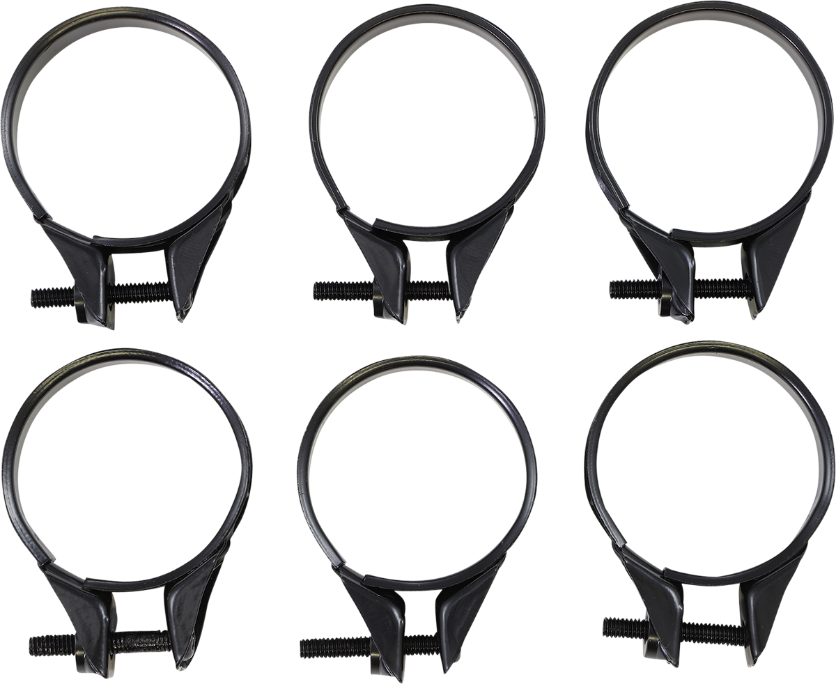 MOOSE RACING Carburetor Clamps - 35-38 mm - 6-Pack 110-1038