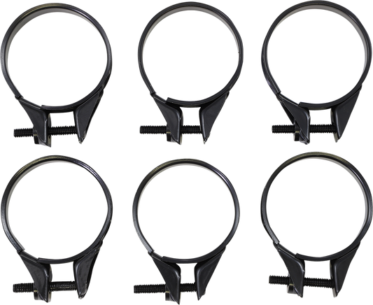 MOOSE RACING Carburetor Clamps - 35-38 mm - 6-Pack 110-1038