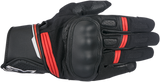 ALPINESTARS Booster Gloves - Black/Red - 2XL 3566917-13-2X