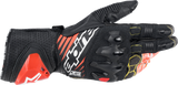 Guantes ALPINESTARS GP Tech V2 S - Negro/Rojo fluo brillante - Grande 3556422-1231-L