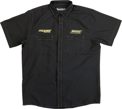 MOOSE RACING Moose Racing Shop Shirt - Black - 3XL MSR01S8RD3X