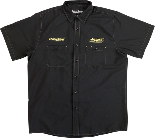 MOOSE RACING Moose Racing Shop Shirt - Black - 3XL MSR01S8RD3X