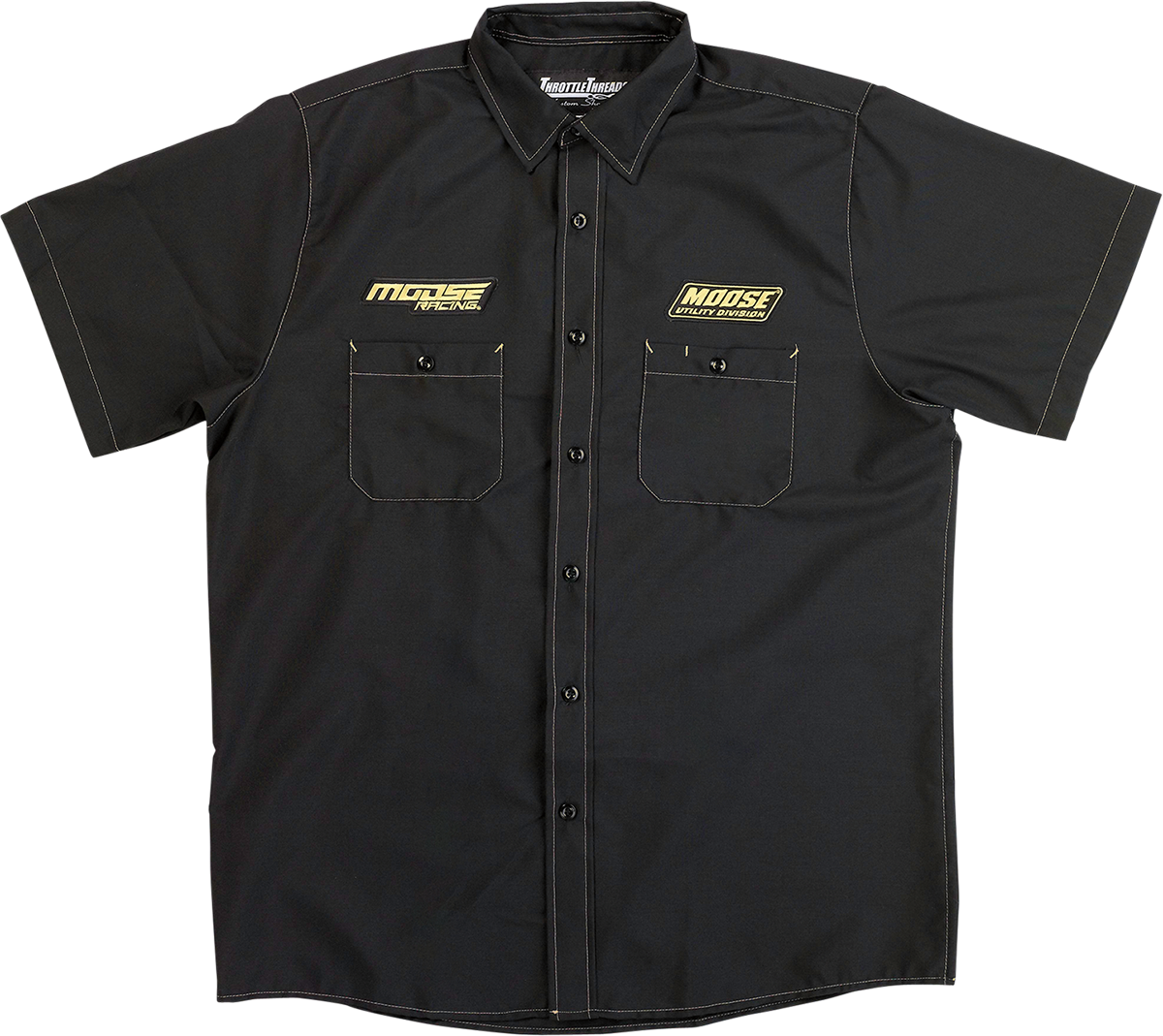 MOOSE RACING Moose Racing Shop Shirt - Black - Medium MSR01S8RDMD