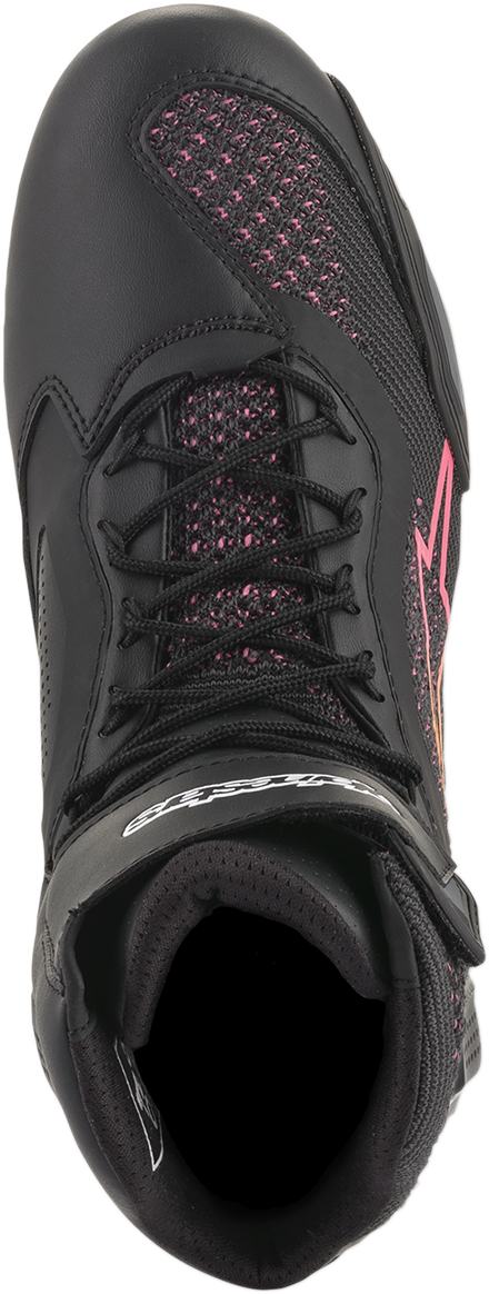 Zapatos ALPINESTARS Stella Faster-3 Rideknit - Negro/Amarillo/Rosa - US 6 251052014396 