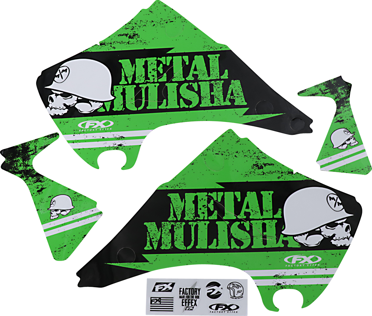 Kit gráfico FACTORY EFFEX Metal Mulisha - Kawasaki 23-11120 