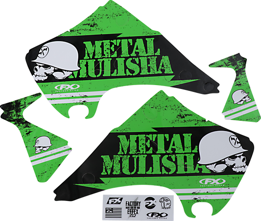 Kit gráfico FACTORY EFFEX Metal Mulisha - Kawasaki 23-11120 