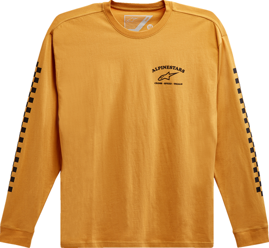 ALPINESTARS Sunday Long-Sleeve T-Shirt - Gold - Medium 12137184059M
