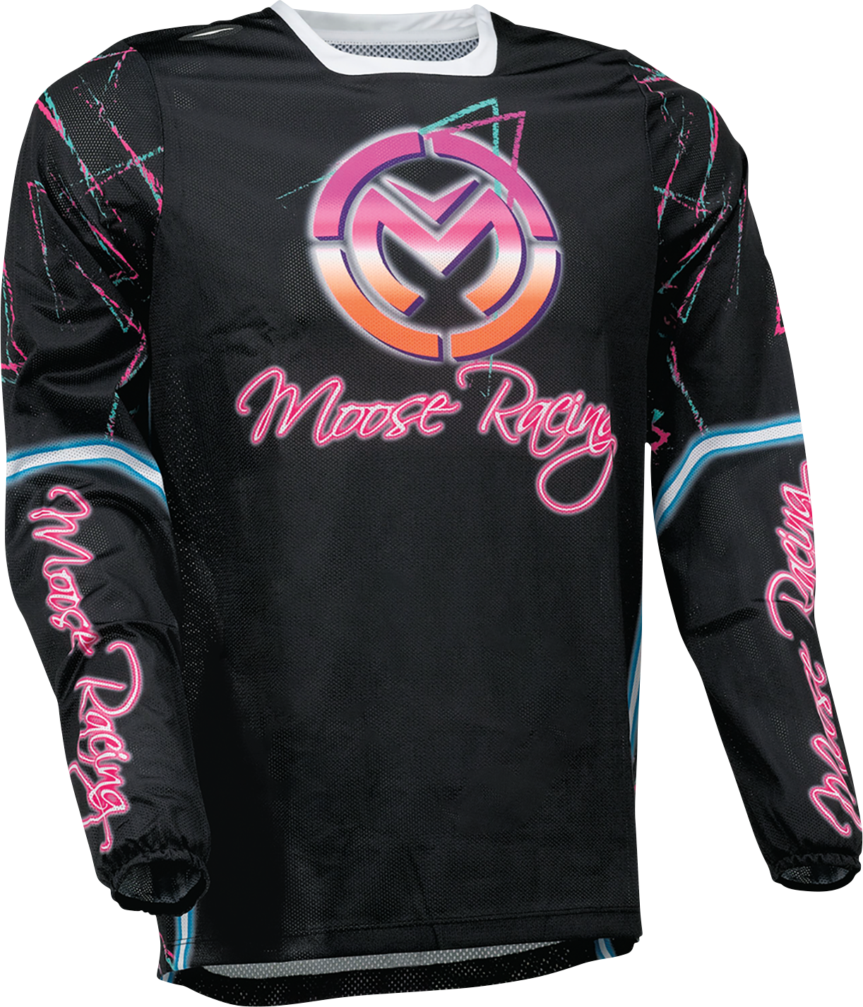 MOOSE RACING Sahara Jersey - Pink/Black - Medium 2910-7451
