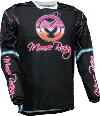 Camiseta MOOSE RACING Sahara - Rosa/Negro - Mediana 2910-7451 