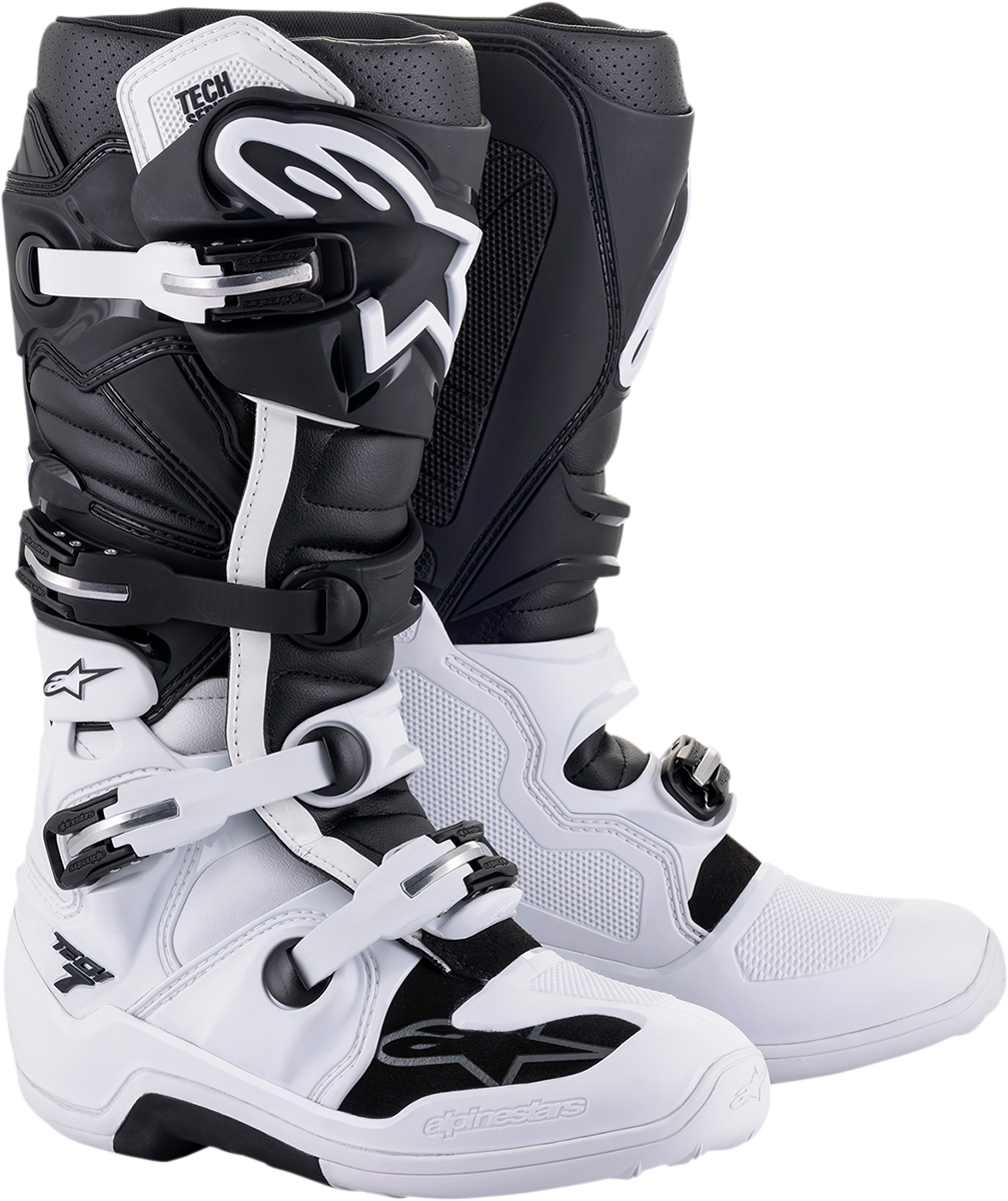 ALPINESTARS Tech 7 Boots - White/Black - US 8 2012014-21-8