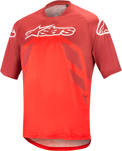 Camiseta ALPINESTARS Racer V2 - Borgoña/Rojo/Blanco - Pequeña 1762919-3173-SM