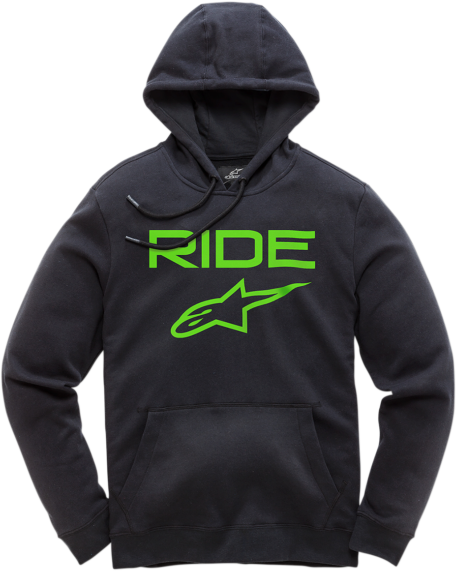 ALPINESTARS Ride 2.0 Hoodie - Black/Green - XL 1119510001060XL