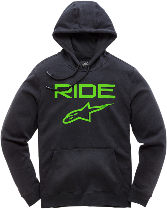 ALPINESTARS Ride 2.0 Hoodie - Black/Green - XL 1119510001060XL