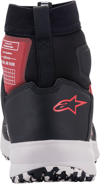 ALPINESTARS Speedforce Shoes - Black/White/Red - US 9 2654321-123-9