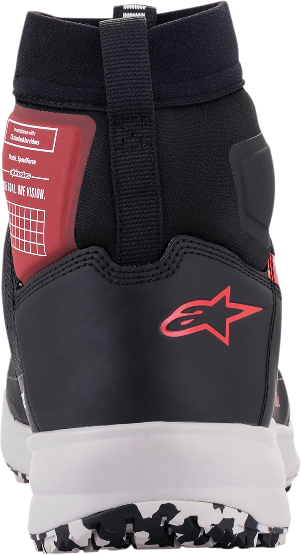 ALPINESTARS Speedforce Shoes - Black/White/Red - US 8 2654321-123-8