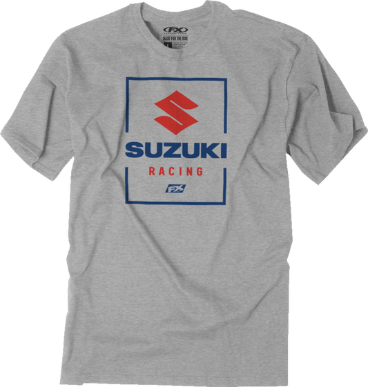 Camiseta FACTORY EFFEX Suzuki Victory - Gris jaspeado - Grande 26-87404 
