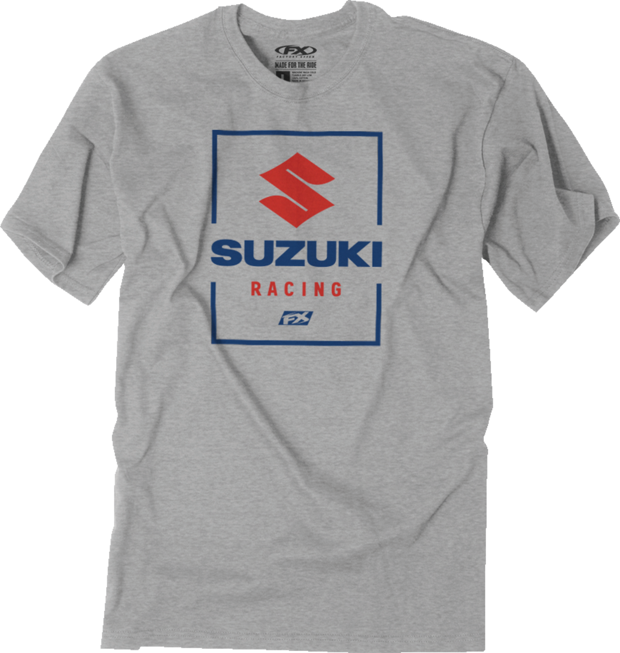Camiseta FACTORY EFFEX Suzuki Victory - Gris jaspeado - Mediana 26-87402 