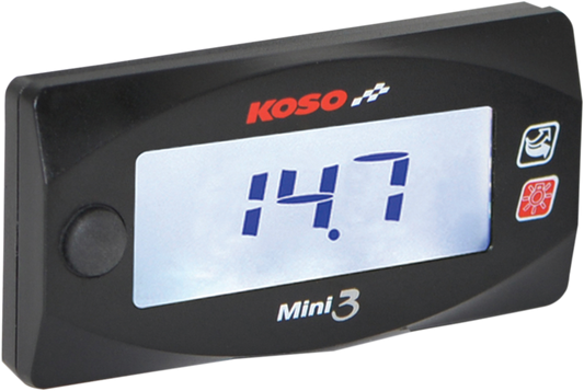 Medidor de relación aire/combustible KOSO NORTH AMERICA Mini 3 - SENSOR de O2 Honda Grom '14-'15 NO INCLUIDO BA003214