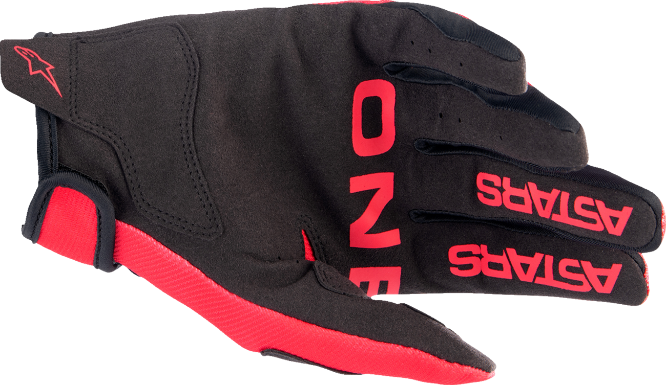 Guantes de radar para jóvenes ALPINESTARS - Rojo/Blanco - Medianos 3541823-3120-M 