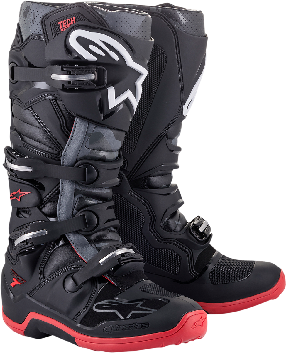 Botas ALPINESTARS Tech 7 - Negro - EE. UU. 13 2012014-1153-13 