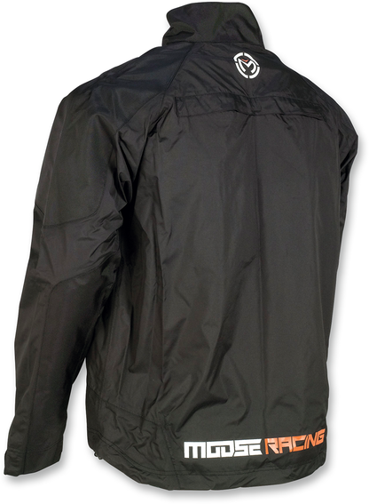 MOOSE RACING Chaqueta impermeable XC1 para jóvenes - Negro - 40 2922-0070 