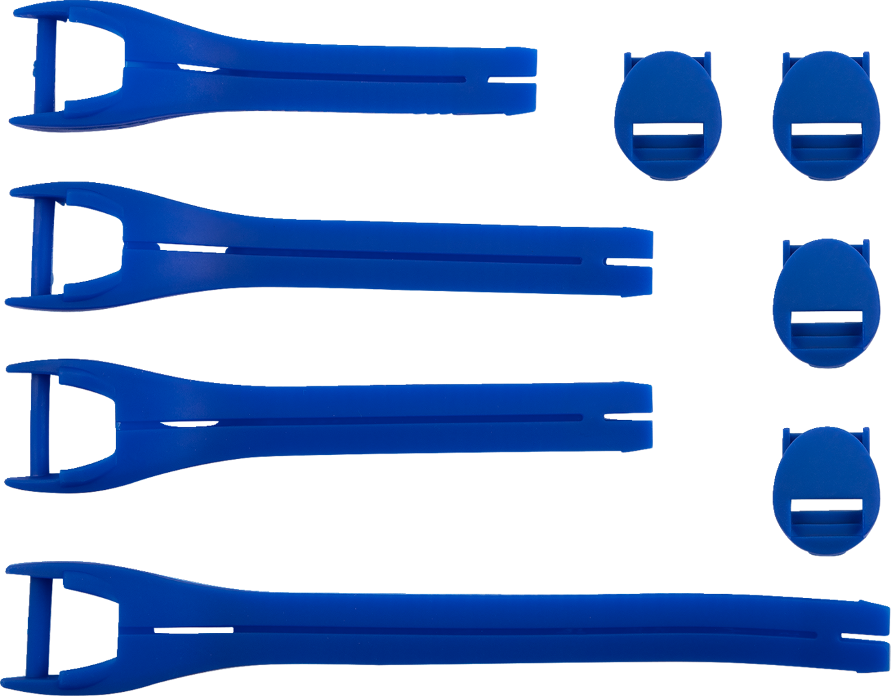 MOOSE RACING Qualifier Boot Strap Kit - Blue - Size 10-15 3430-1020