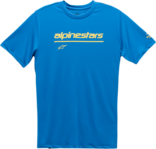 ALPINESTARS Tech Line Up Performance T-Shirt - Bright Blue - 2XL 1211738007602X