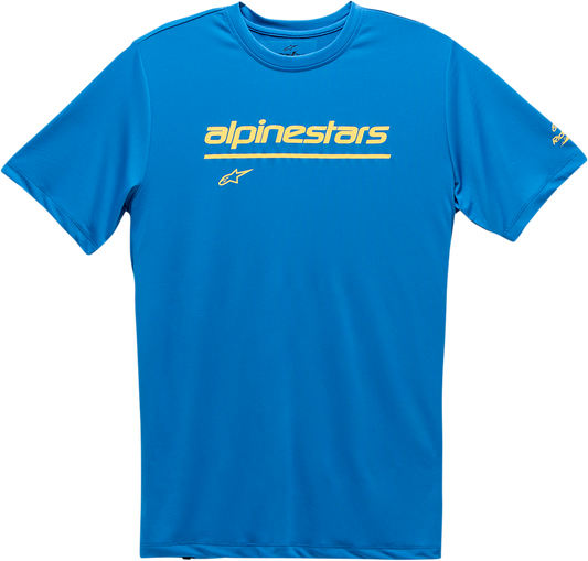 ALPINESTARS Tech Line Up Performance T-Shirt - Bright Blue - Medium 121173800760M