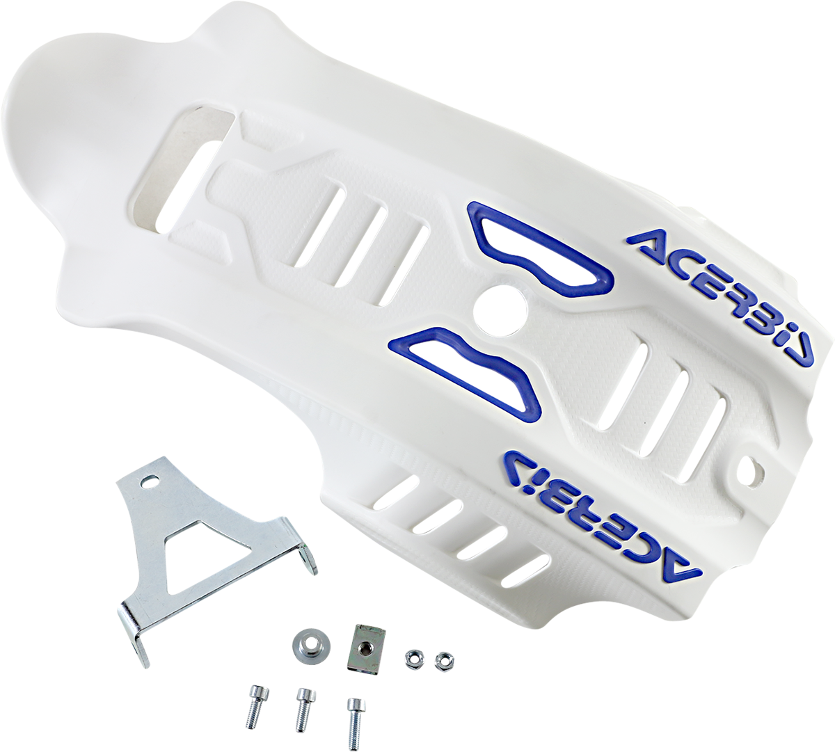 ACERBIS Skid Plate - Large - White/Blue - Husqvarna 2791661029