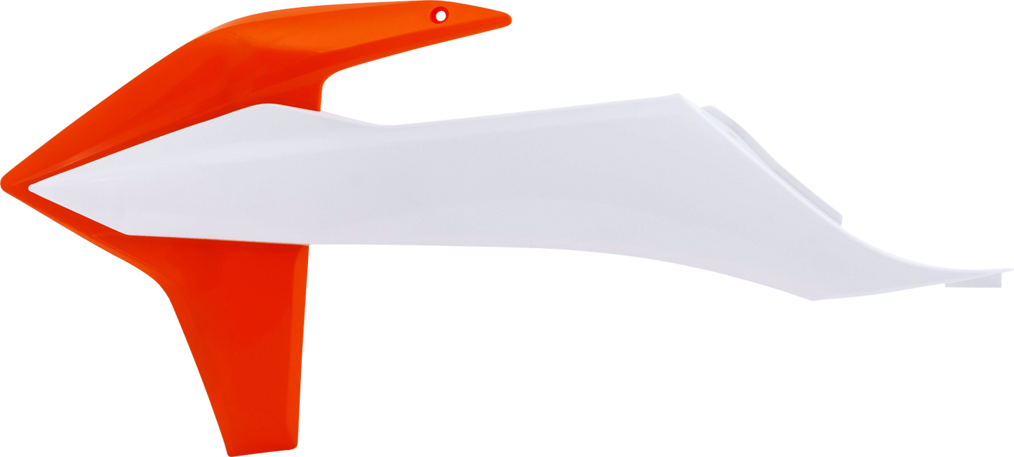 ACERBIS Radiator Shroud - OEM Orange/OEM White 2726516813