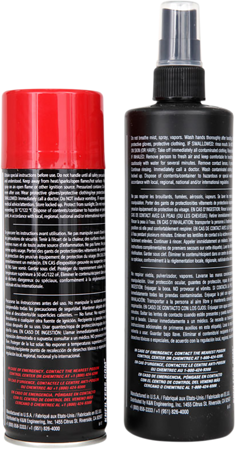 K & N Air Filter Care Kit - Aerosol 99-5000