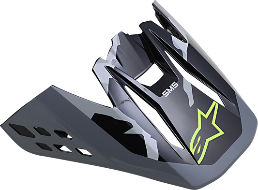 ALPINESTARS SM5 Visor - Rover - Gray/Yellow 8983821-1559