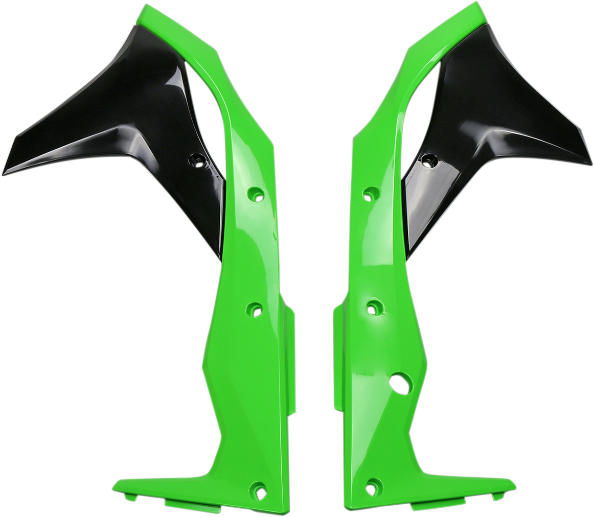 Cubierta del radiador UFO - OE verde/negro KA04747-999 