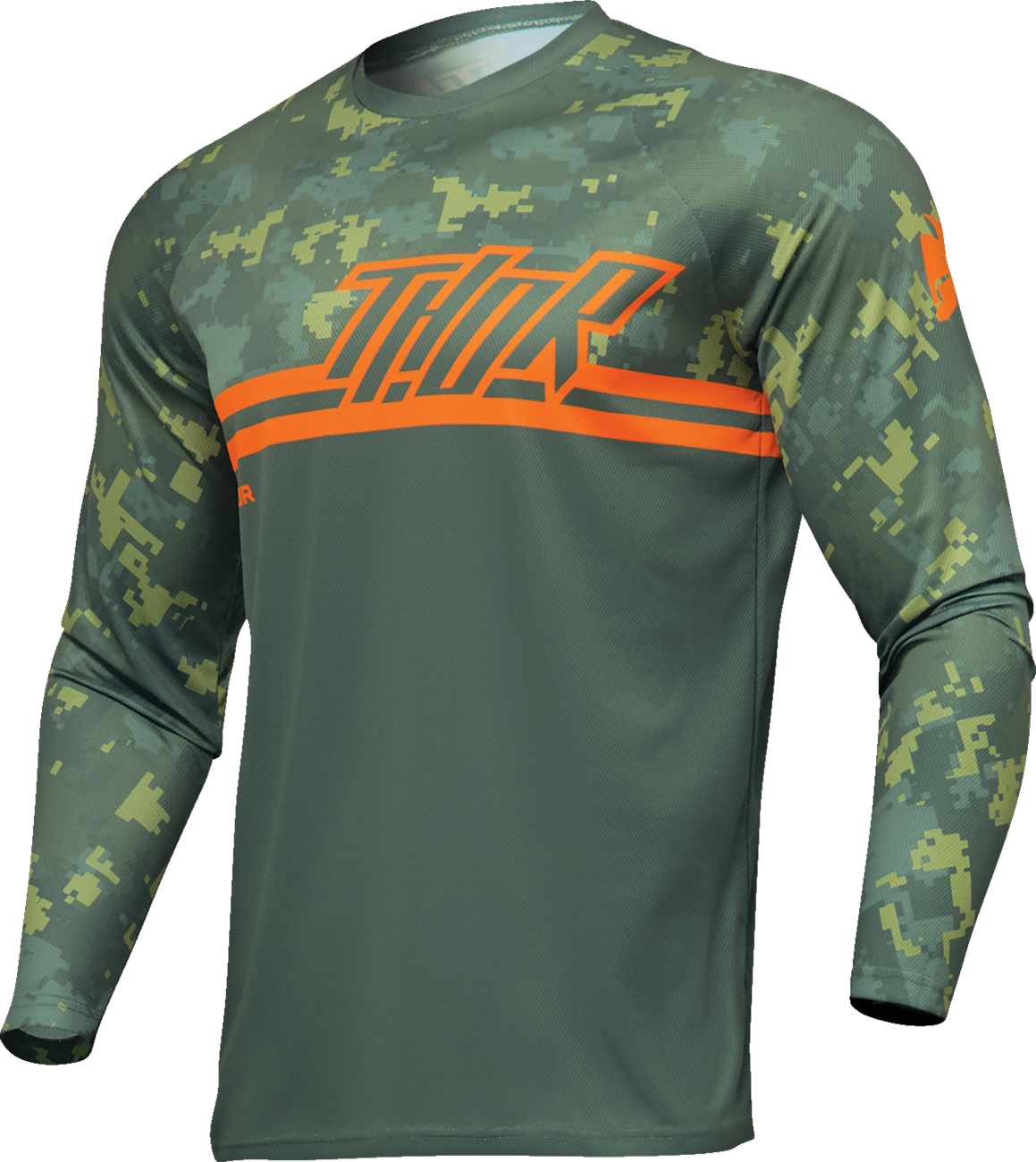 THOR Sector DIGI Jersey - Forest Green/Camo - 3XL 2910-7578