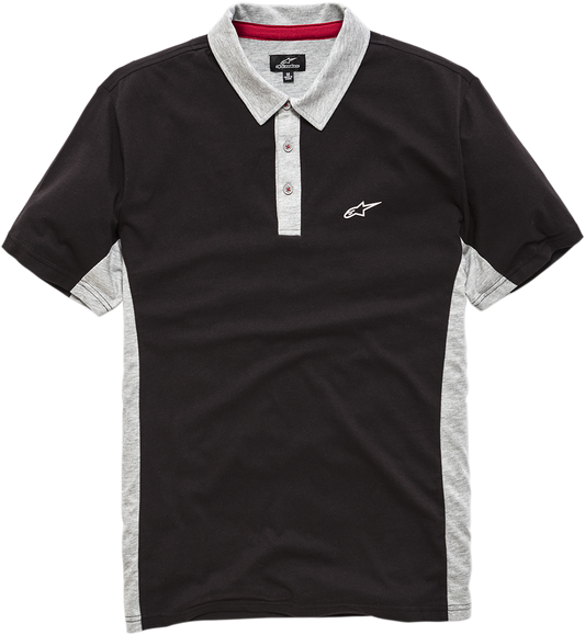 ALPINESTARS Champion Polo Shirt - Black/Heather Gray - Medium 1210415001028M