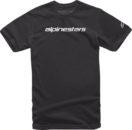 Camiseta ALPINESTARS Linear Wordmark - Negro/Gris - XL 1212720201011XL