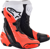 Botas ALPINESTARS Supertech V - Negro/Rojo fluo/Blanco - US 8 / EU 42 2220121-124-42 