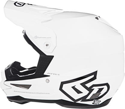 6D ATR-1 Helmet - White - Small 10-3725