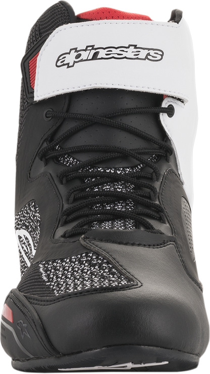 Zapatos ALPINESTARS Faster-3 Rideknit - Negro/Blanco/Rojo - US 13 2510319123-13 