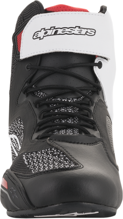 ALPINESTARS Faster-3 Rideknit® Shoes - Black/White/Red - US 12.5 2510319123-12.5