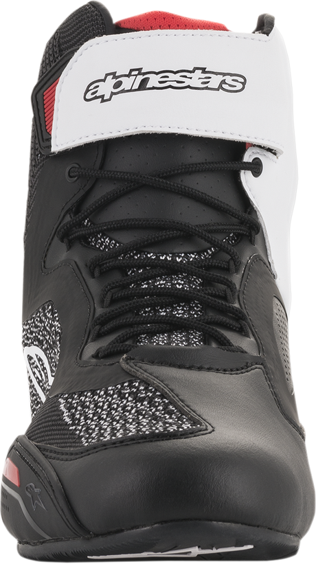 ALPINESTARS Faster-3 Rideknit® Shoes - Black/White/Red - US 7 2510319123-7