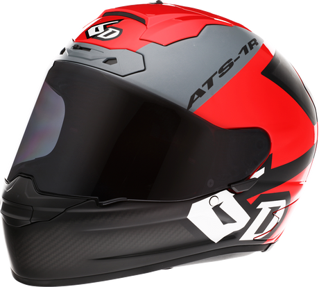 6D ATS-1R Helmet - Wyman - Red/Gray - XL 30-0738