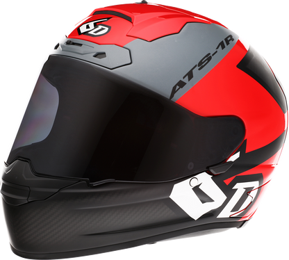 6D ATS-1R Helmet - Wyman - Red/Gray - Large 30-0737